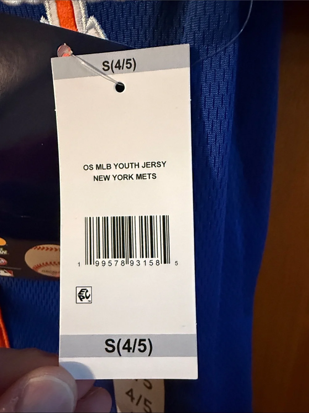 Genuine Merchandise Kids New York Mets Blue and Orange Baseball Jersey